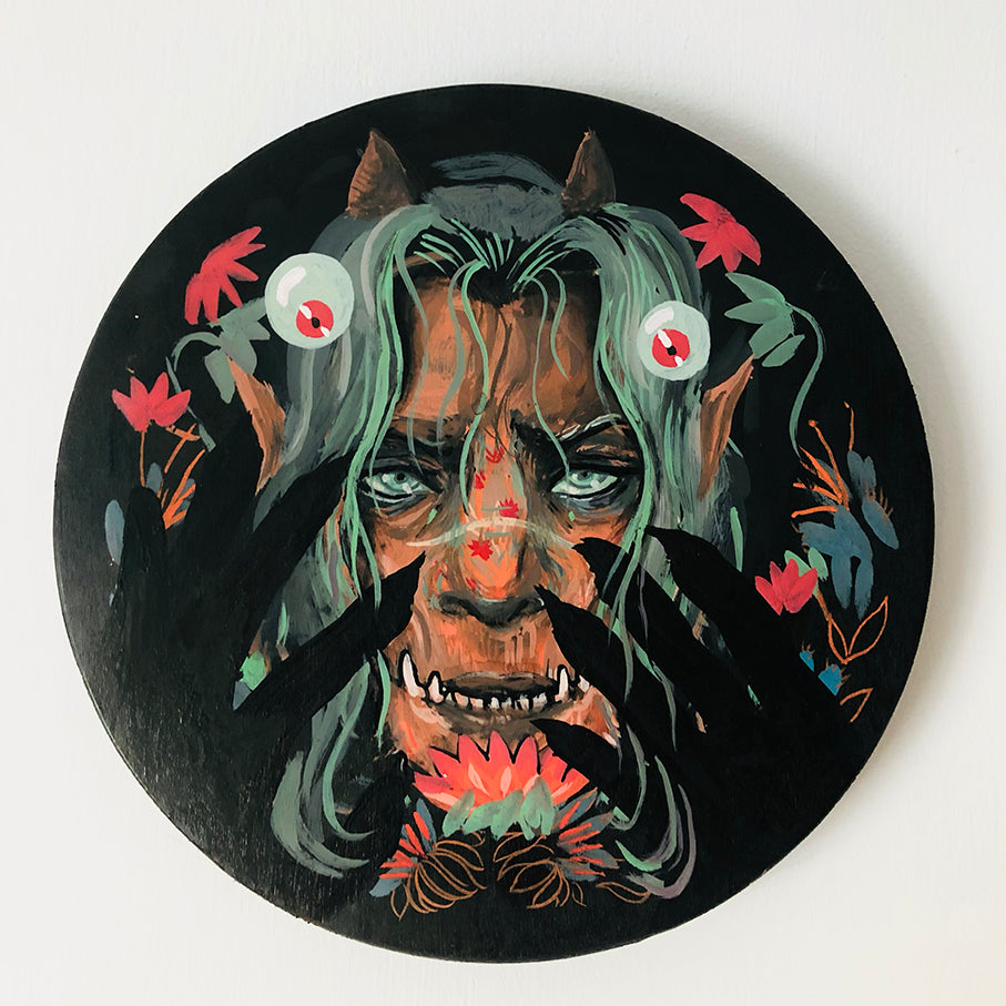 'Oberon' Round Painting